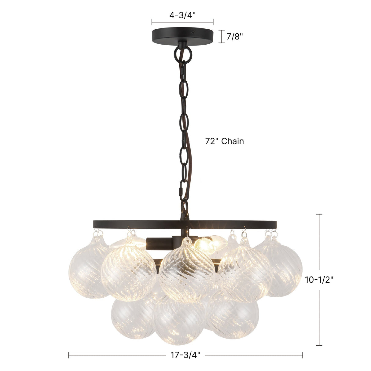 Alora Mood Faye 18-in Chandelier