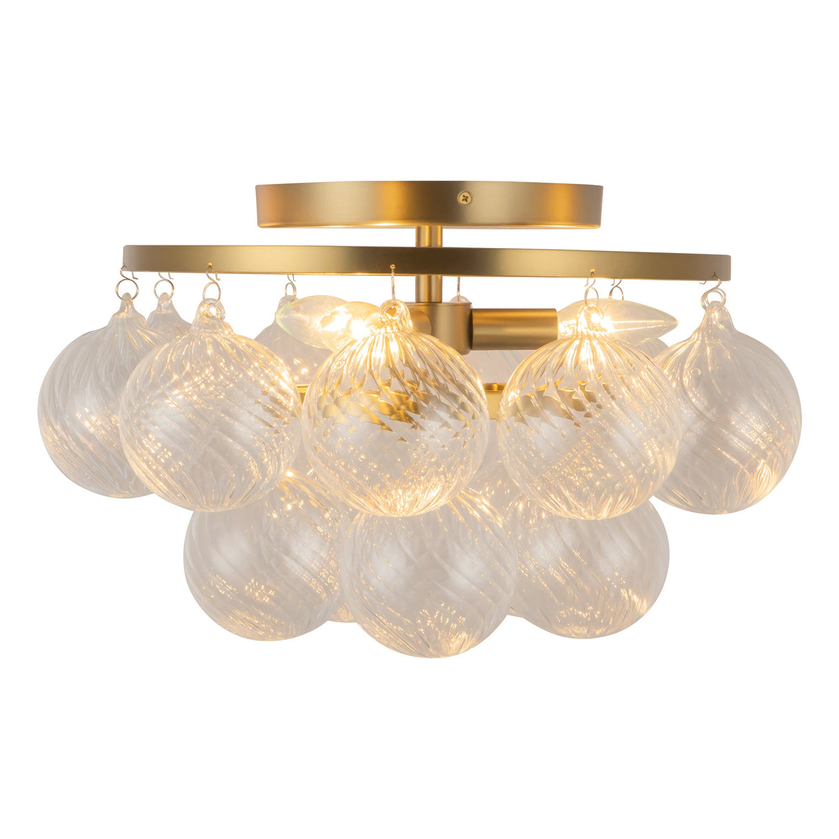 Alora Mood Faye 18-in Semi-Flush Mount