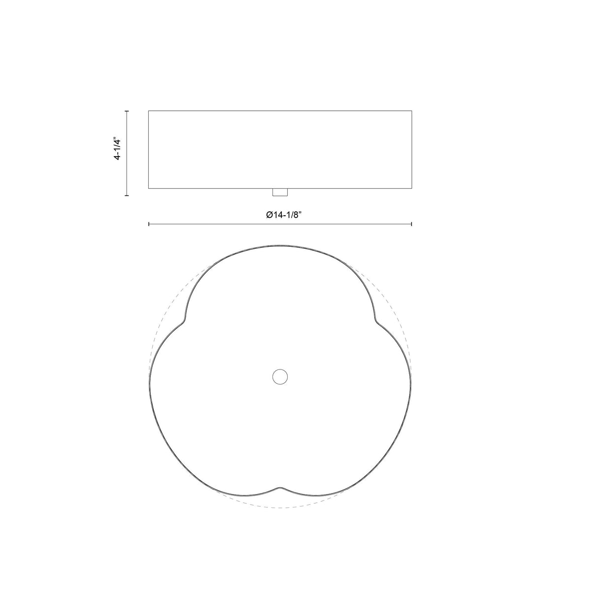 Alora Mood Adella 14-in Flush Mount