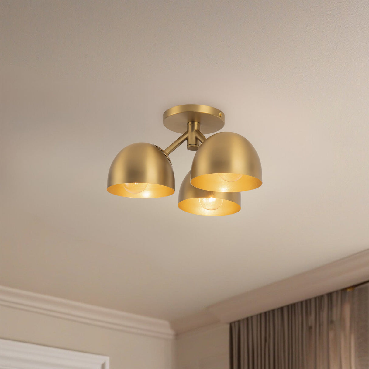 Kuzco Fosso 12-in Semi-Flush Mount