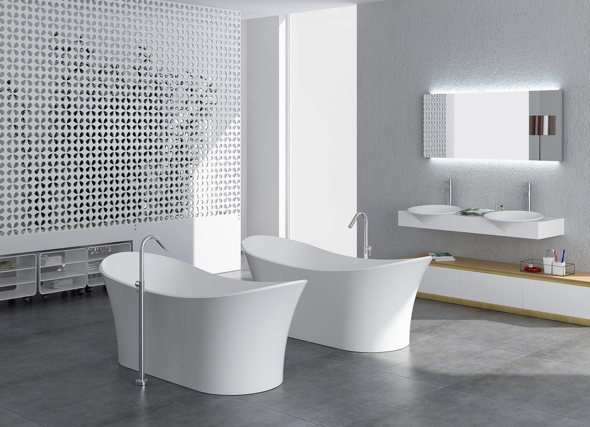 Allegria Freestanding Solid Stone Bath 69“