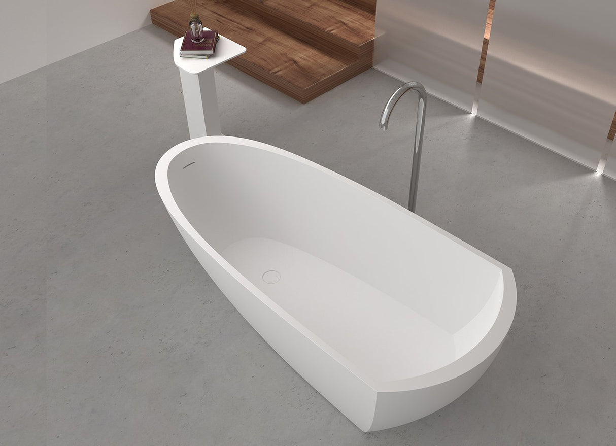 Ovo Freestanding Solid Stone Bath 72“