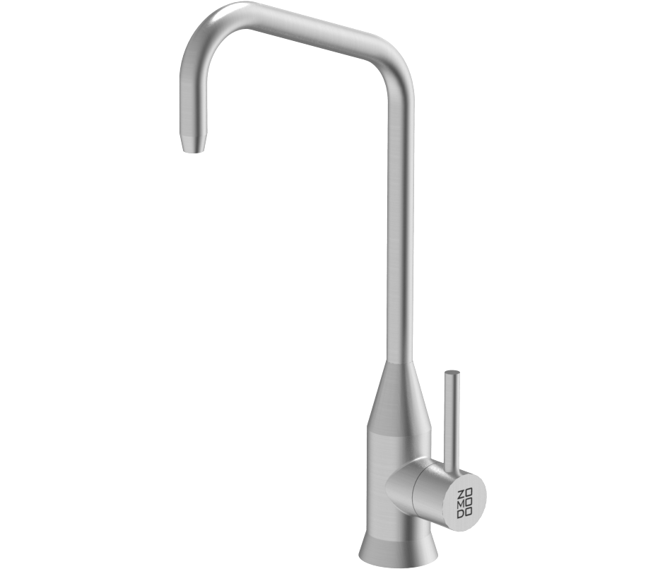 Filtered Tap - Brushed SS Carbon Filtered Water Faucet - Single Stream