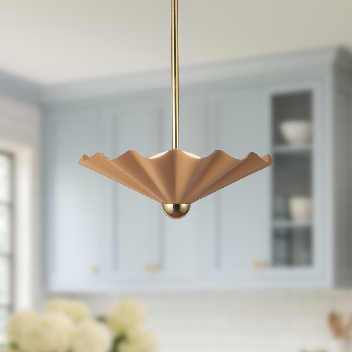 Alora Furrow 16-in Pendant