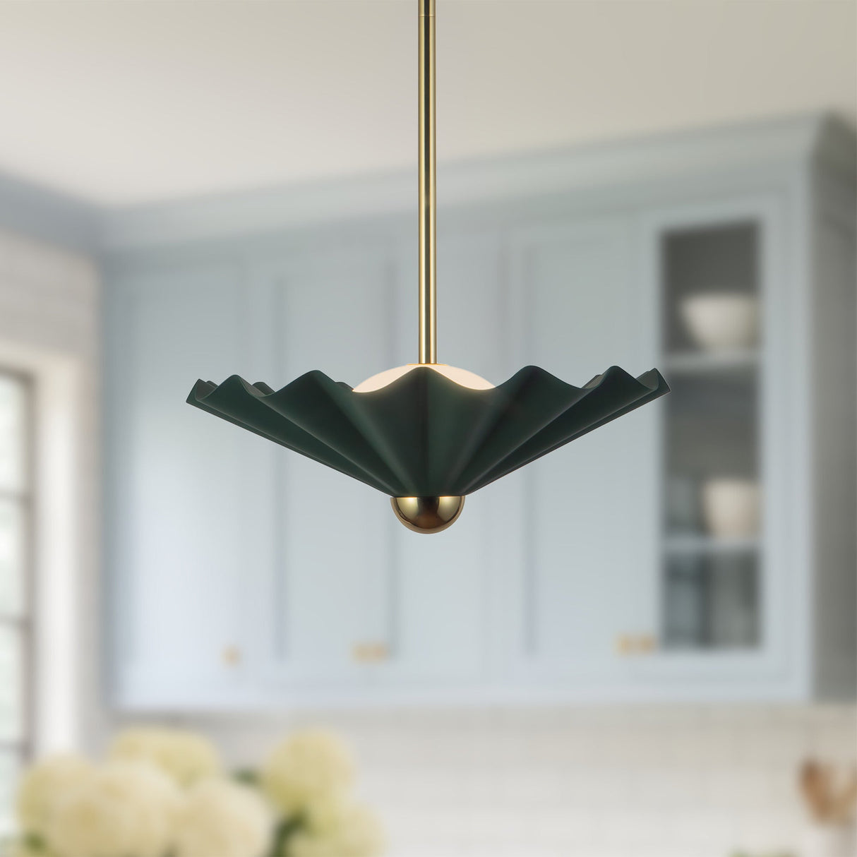Alora Furrow 16-in Pendant