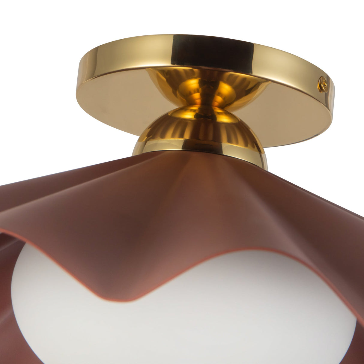 Alora Furrow 16-in Semi-Flush Mount