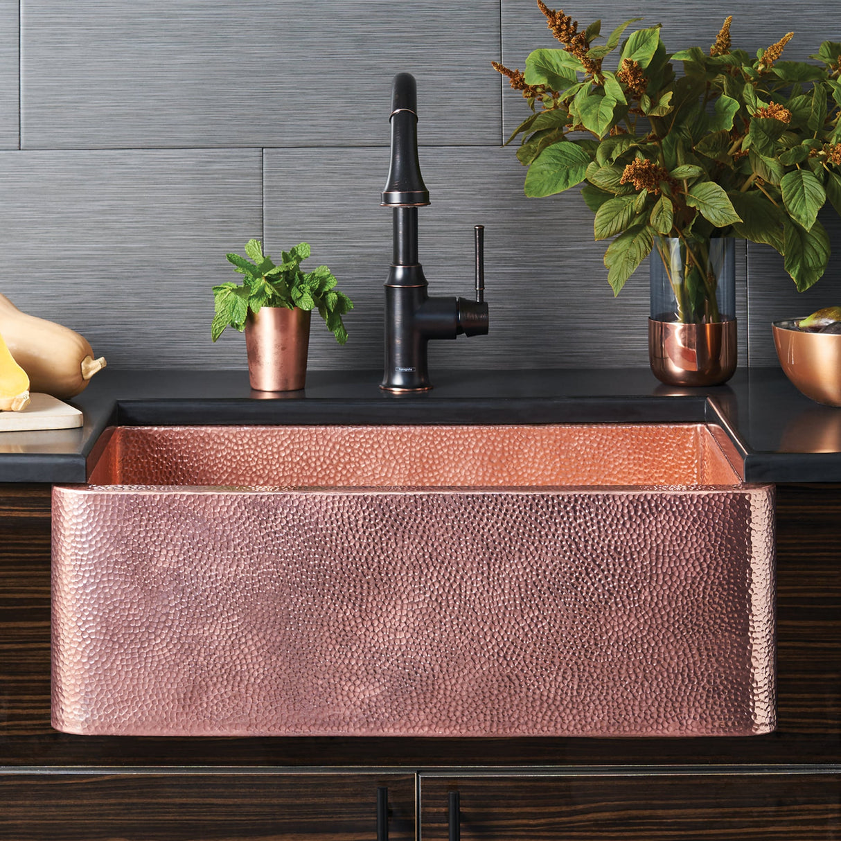 Farmhouse 30 Copper Kitchen Sink