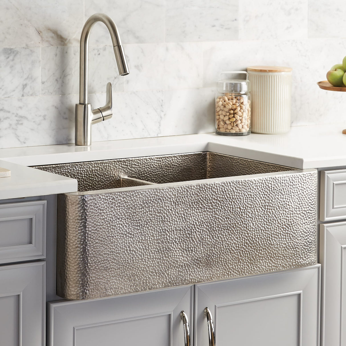 Farmhouse Duet Copper Kitchen Sink