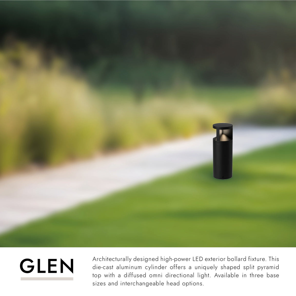 Kuzco Glen 17-in Exterior Bollard