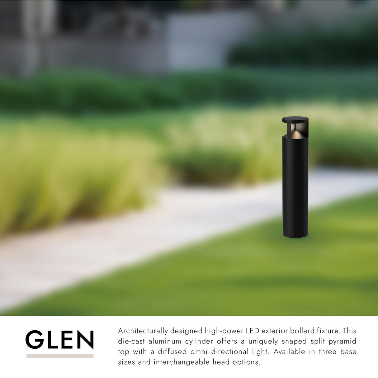 Kuzco Glen 29-in Exterior Bollard