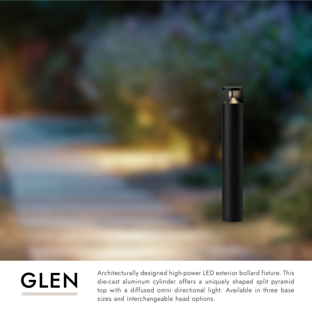 Kuzco Glen 39-in Exterior Bollard