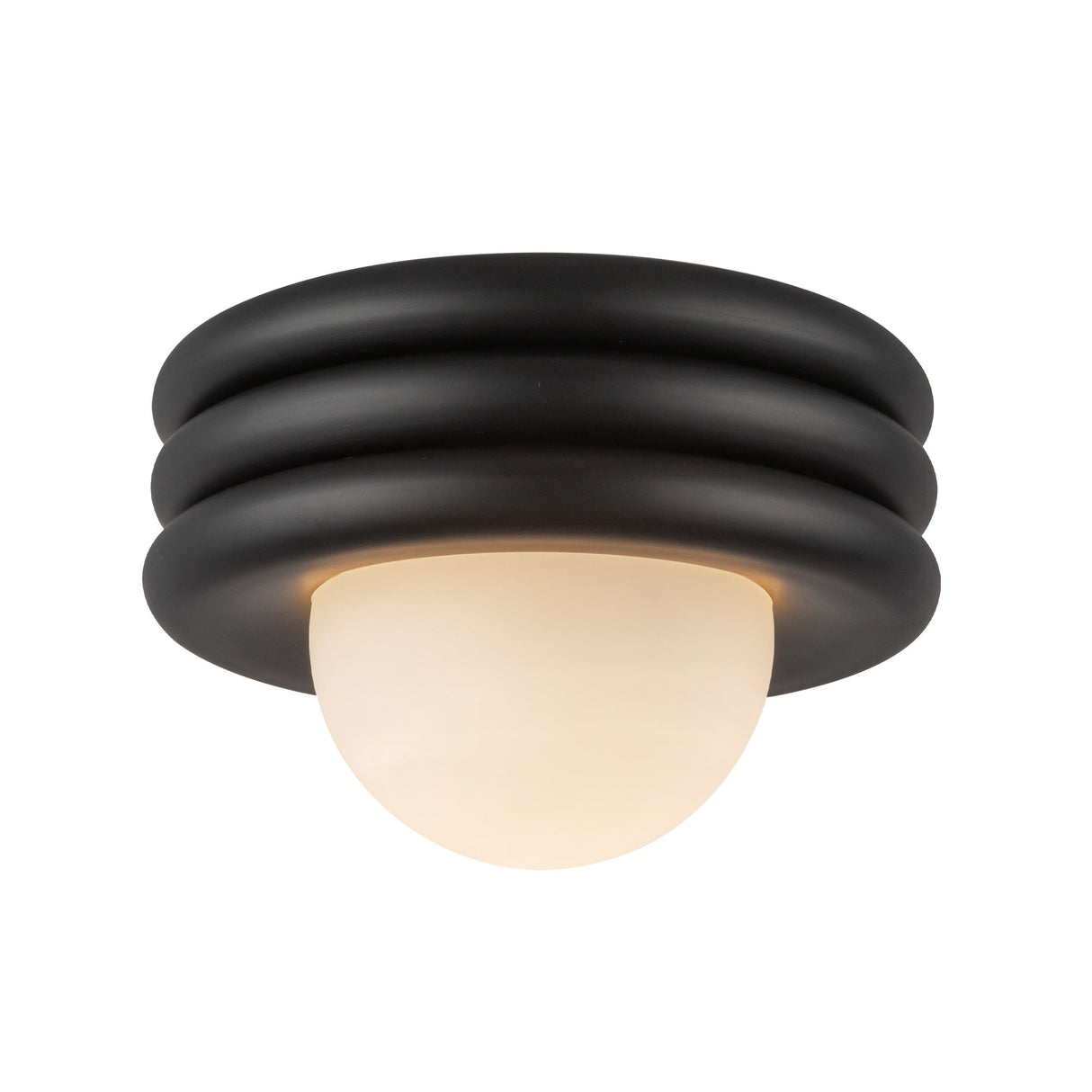 Alora Mood Harvey 12-in Semi-Flush Mount