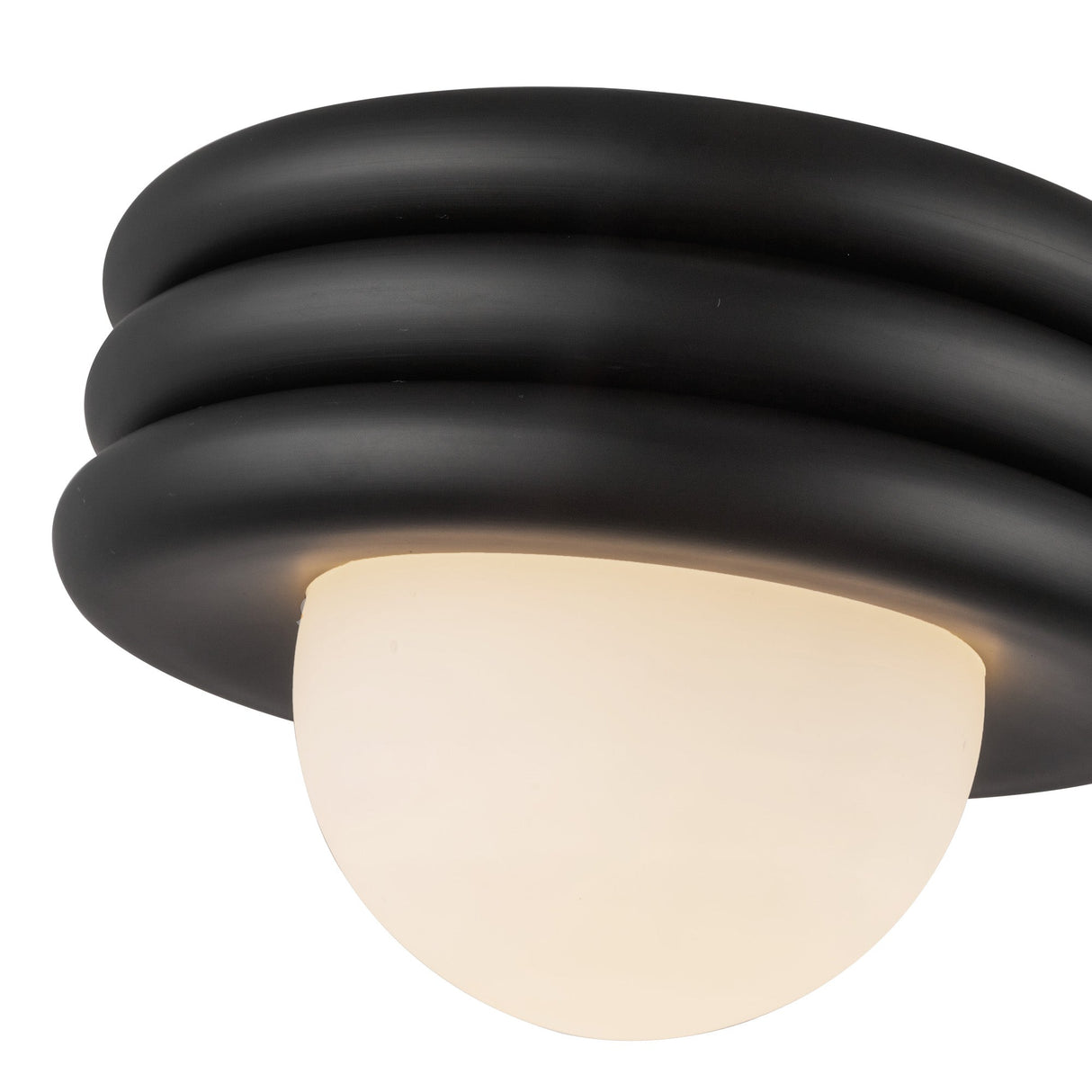 Alora Mood Harvey 12-in Semi-Flush Mount