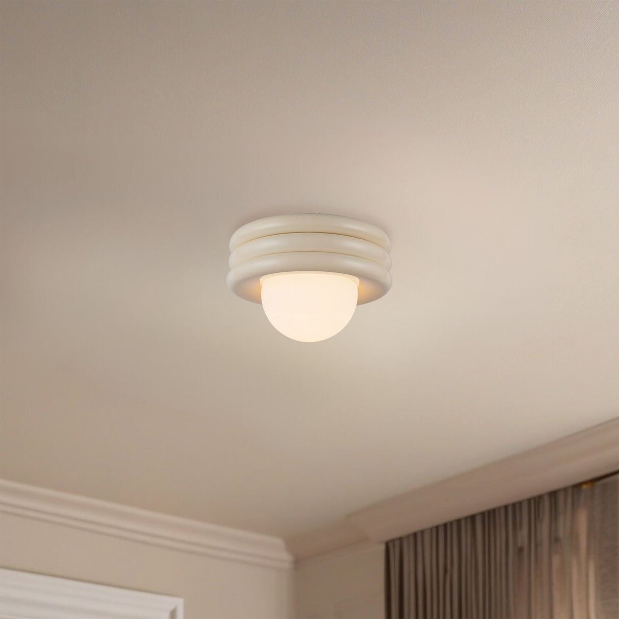 Alora Mood Harvey 12-in Semi-Flush Mount
