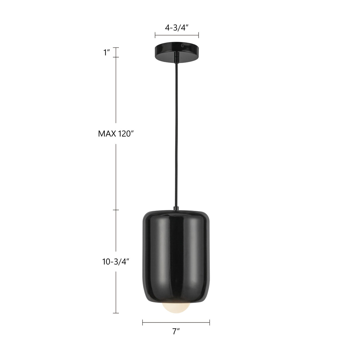 Kuzco Hayden 7-in Pendant