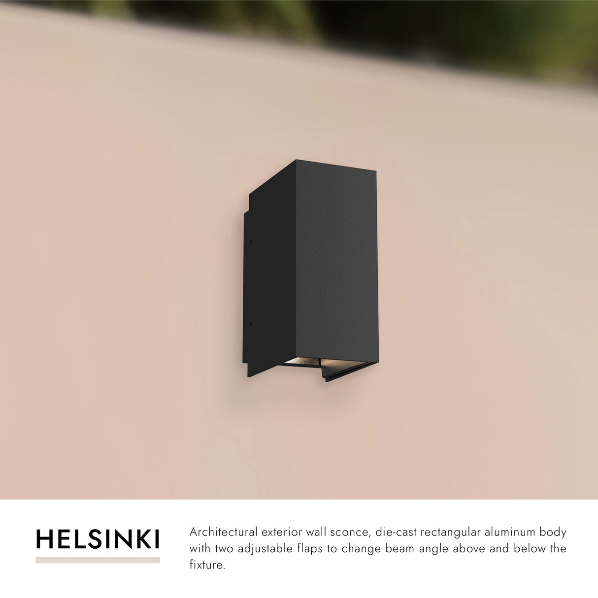 Kuzco Helsinki 3-in Exterior Wall Sconce