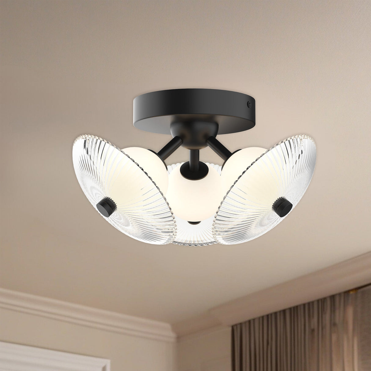 Alora Mood Hera 12-in Flush Mount