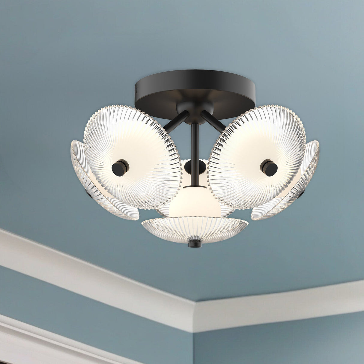 Alora Mood Hera 16-in Flush Mount