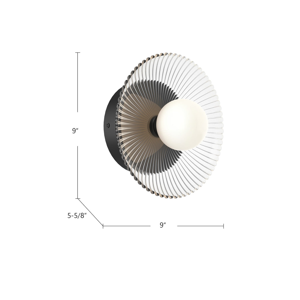 Alora Mood Hera 9-in Wall/Vanity Light