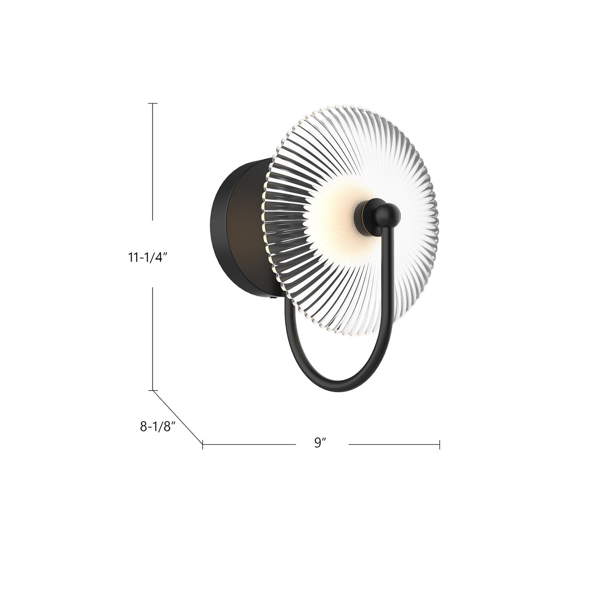 Alora Mood Hera 11-in Wall/Vanity Light