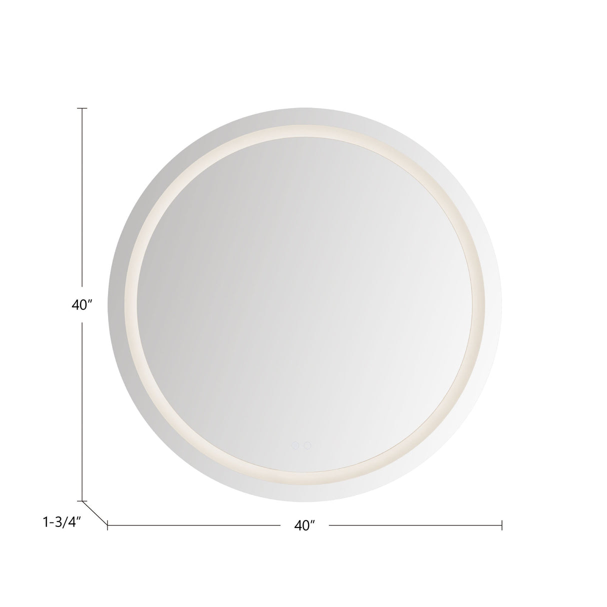 Kuzco Hillmont 40-in Vanity Mirror