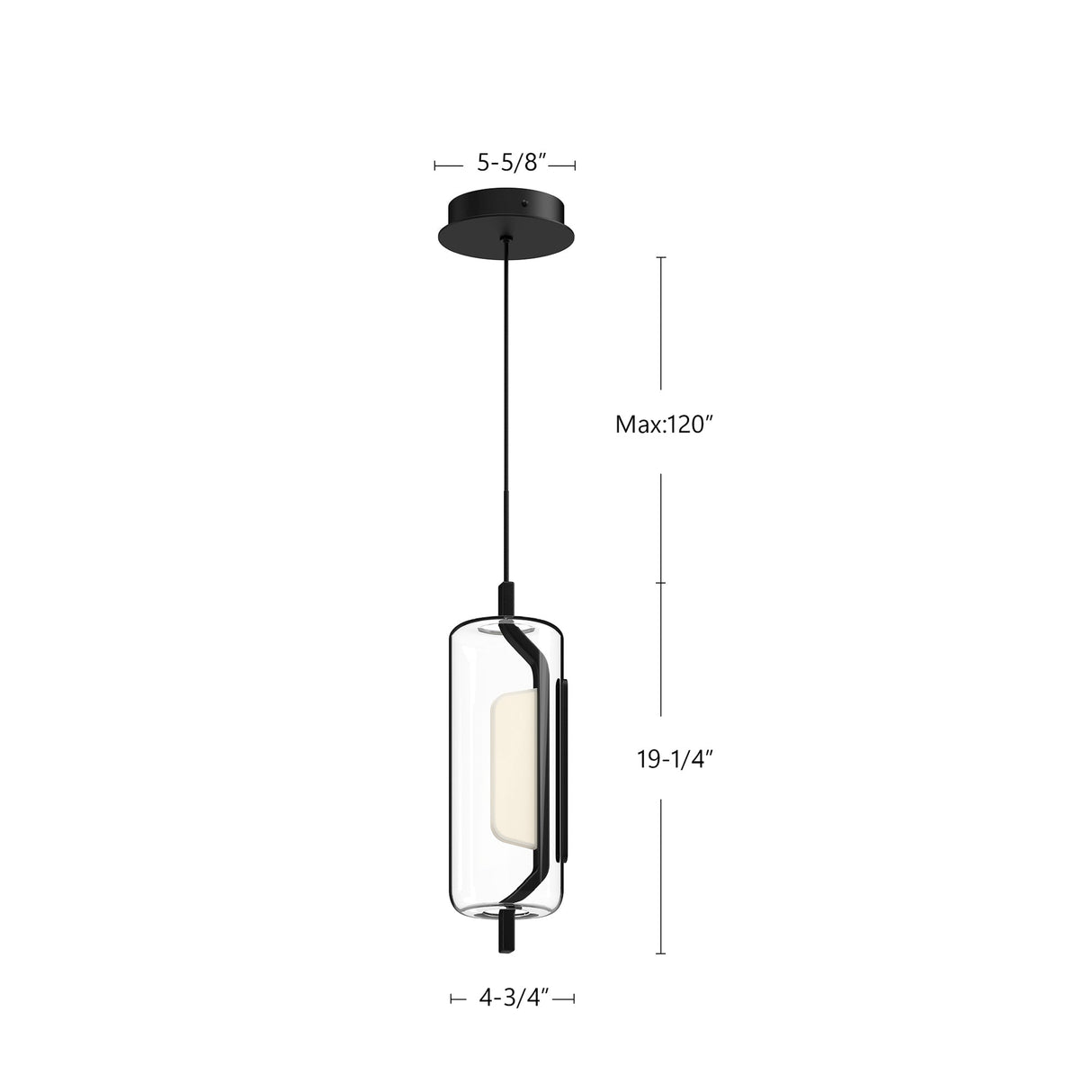 Kuzco Hilo 5-in Pendant