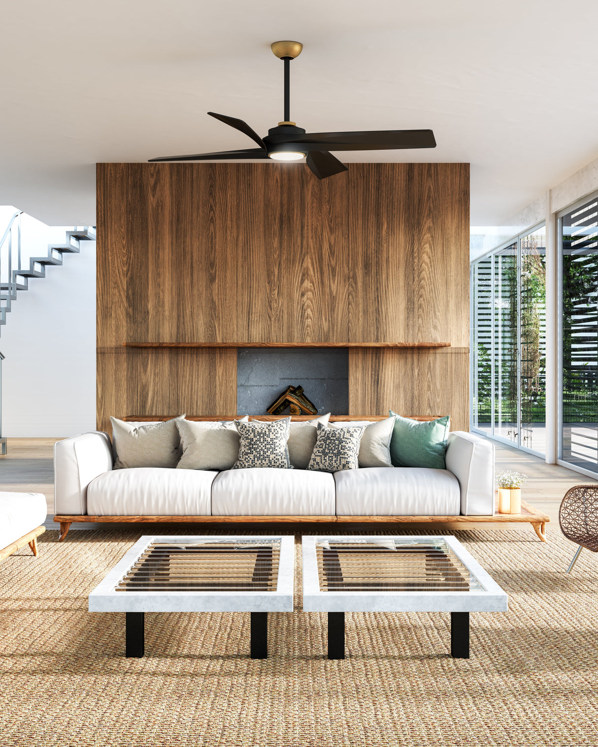 Kuzco Horizon 56-in Ceiling Fan