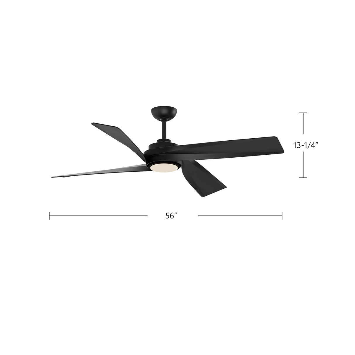 Kuzco Horizon 56-in Ceiling Fan