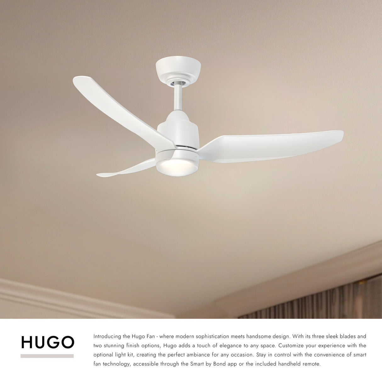 Kuzco Hugo 42-in LED Exterior Ceiling Fan