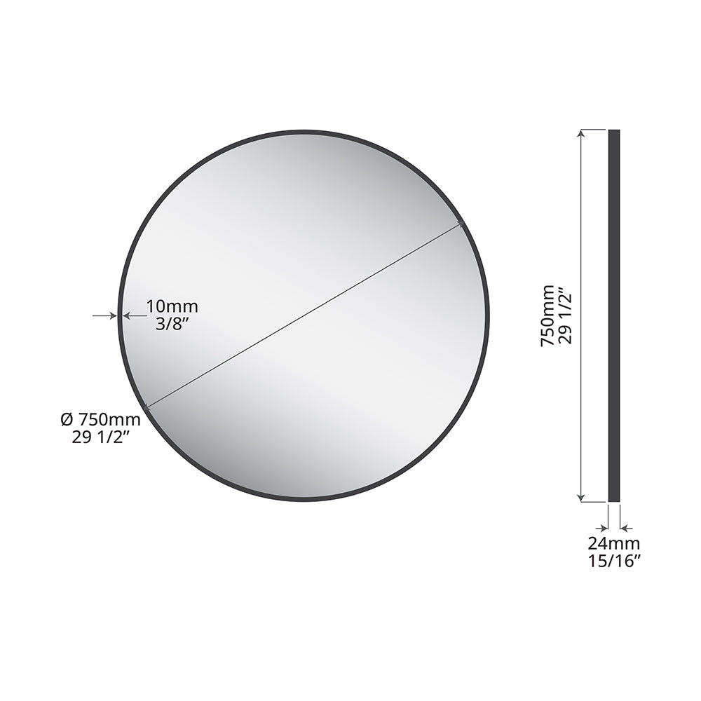 Brio Non-Lit Mirror