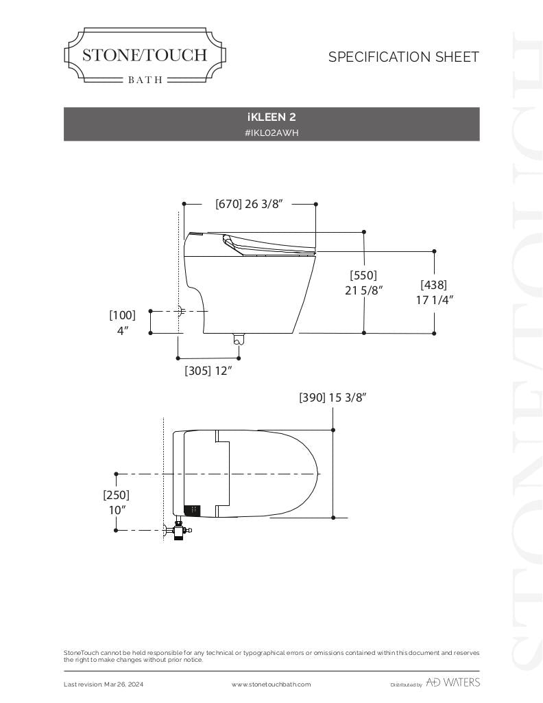 IKleen2 Smart Toilet