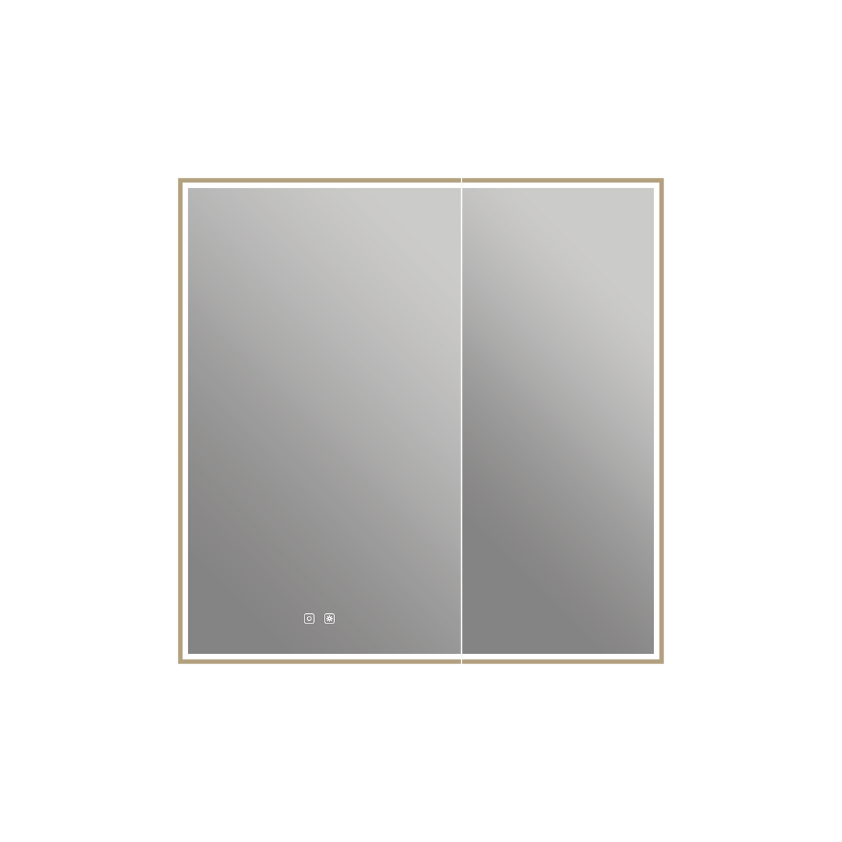 Nova Medicine Cabinet in Brushed Bronze
