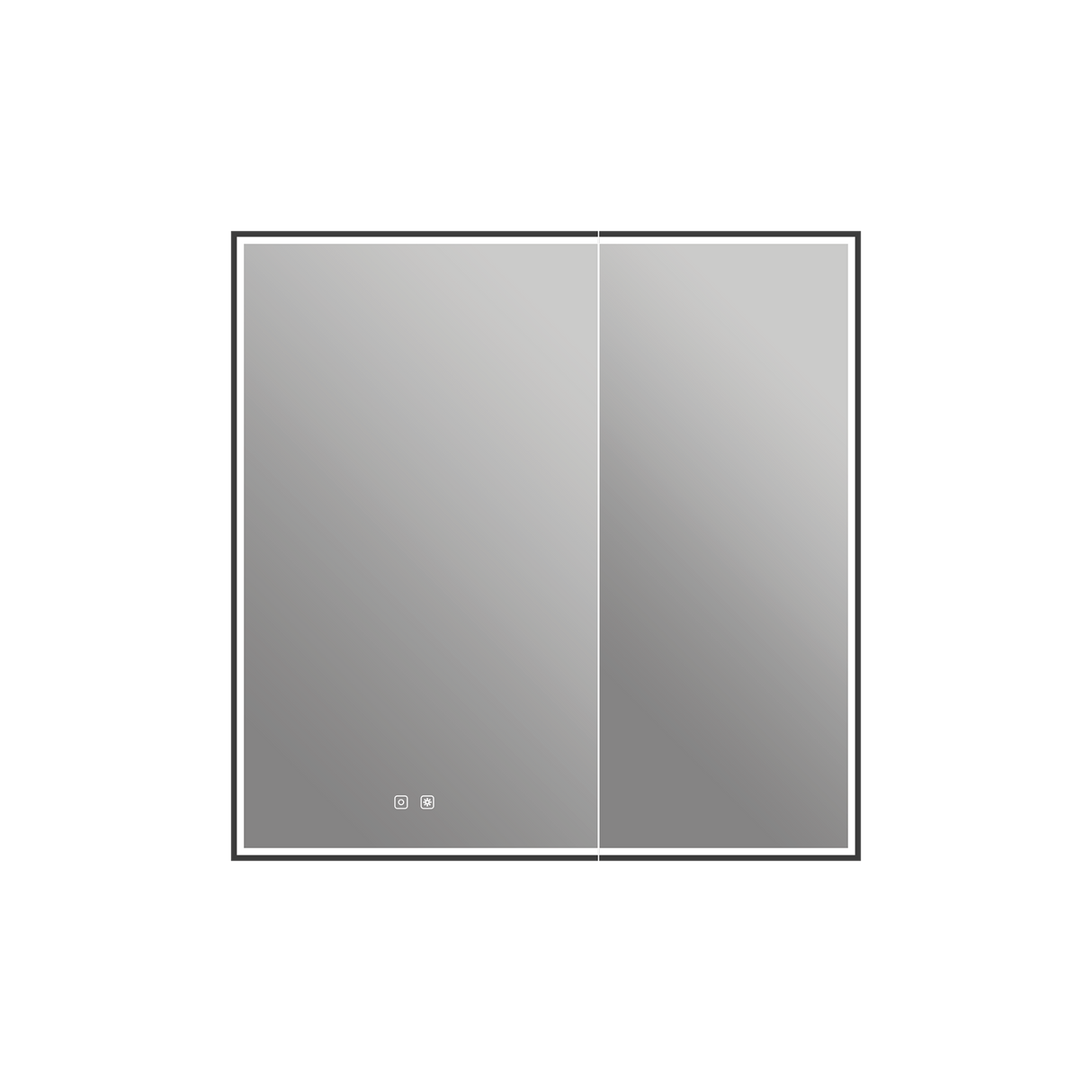Nova Medicine Cabinet in Matte Black