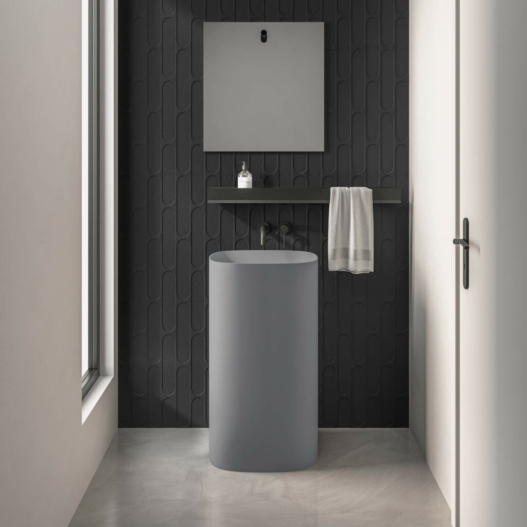 Ïo Free-standing Rectangular Basin