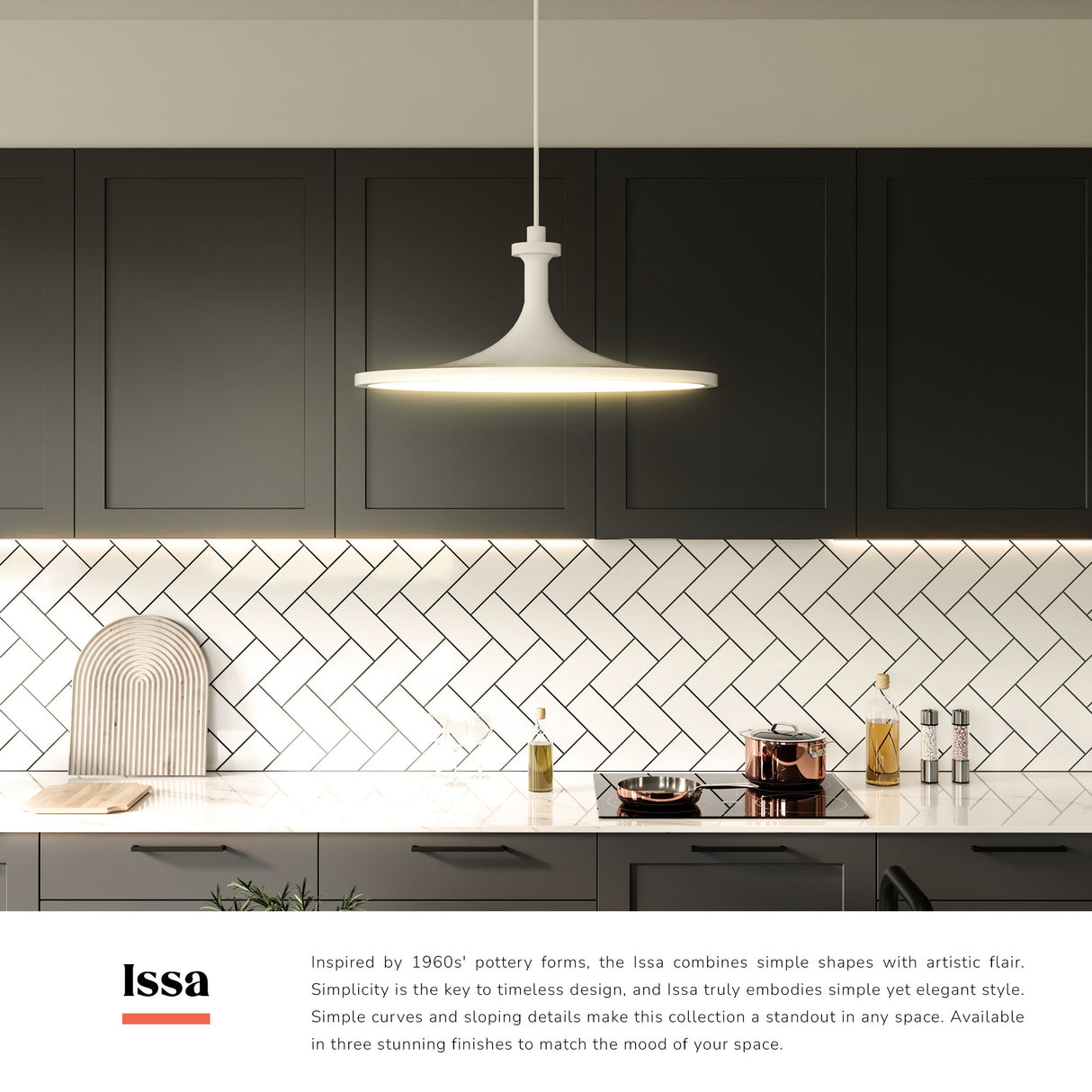 Alora Mood Issa 12-in Pendant