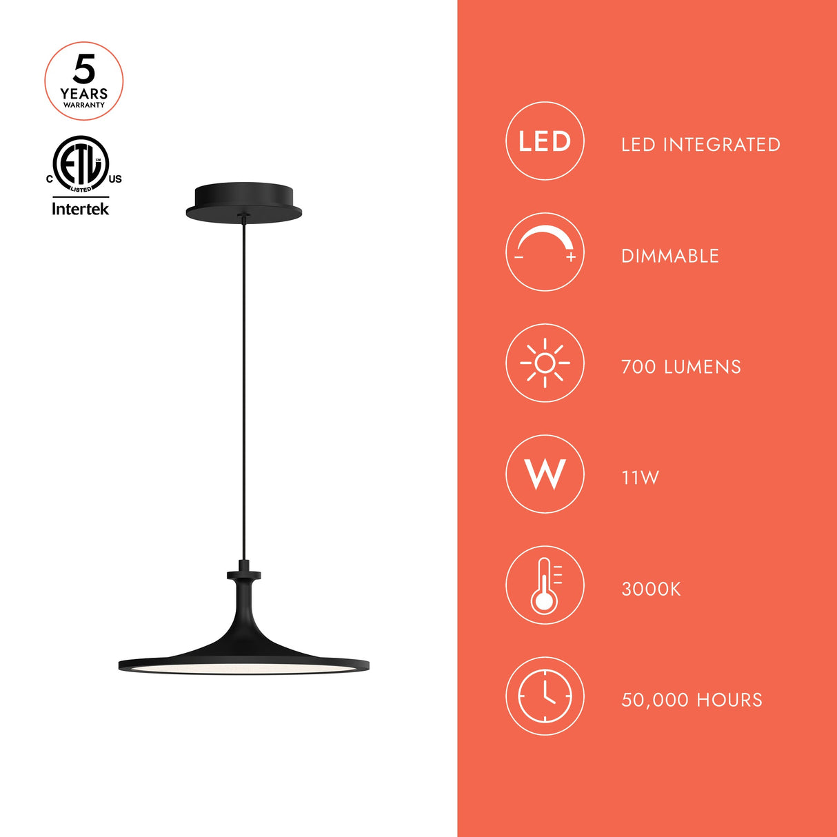 Alora Mood Issa 12-in Pendant