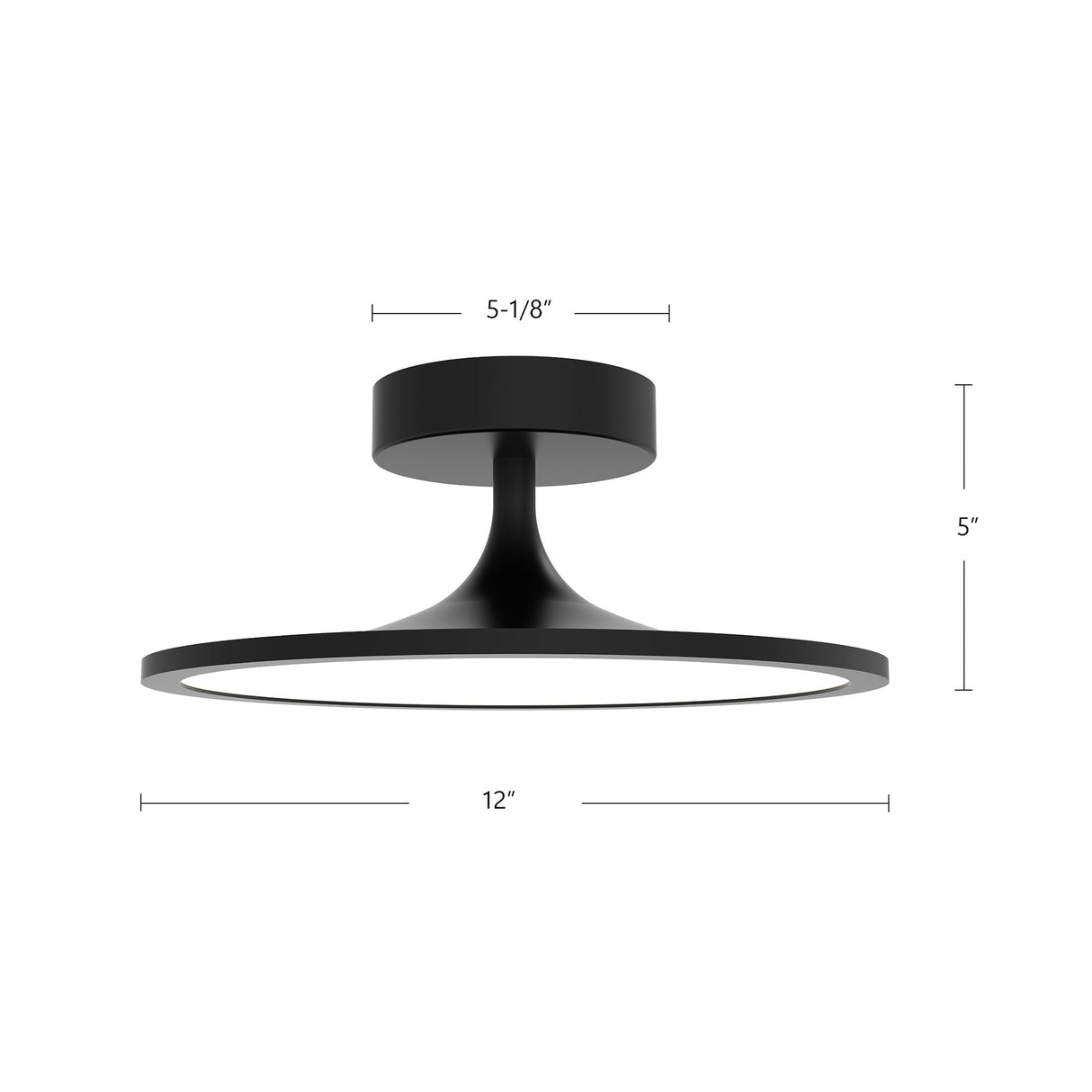 Alora Mood Issa 12-in Semi-Flush Mount