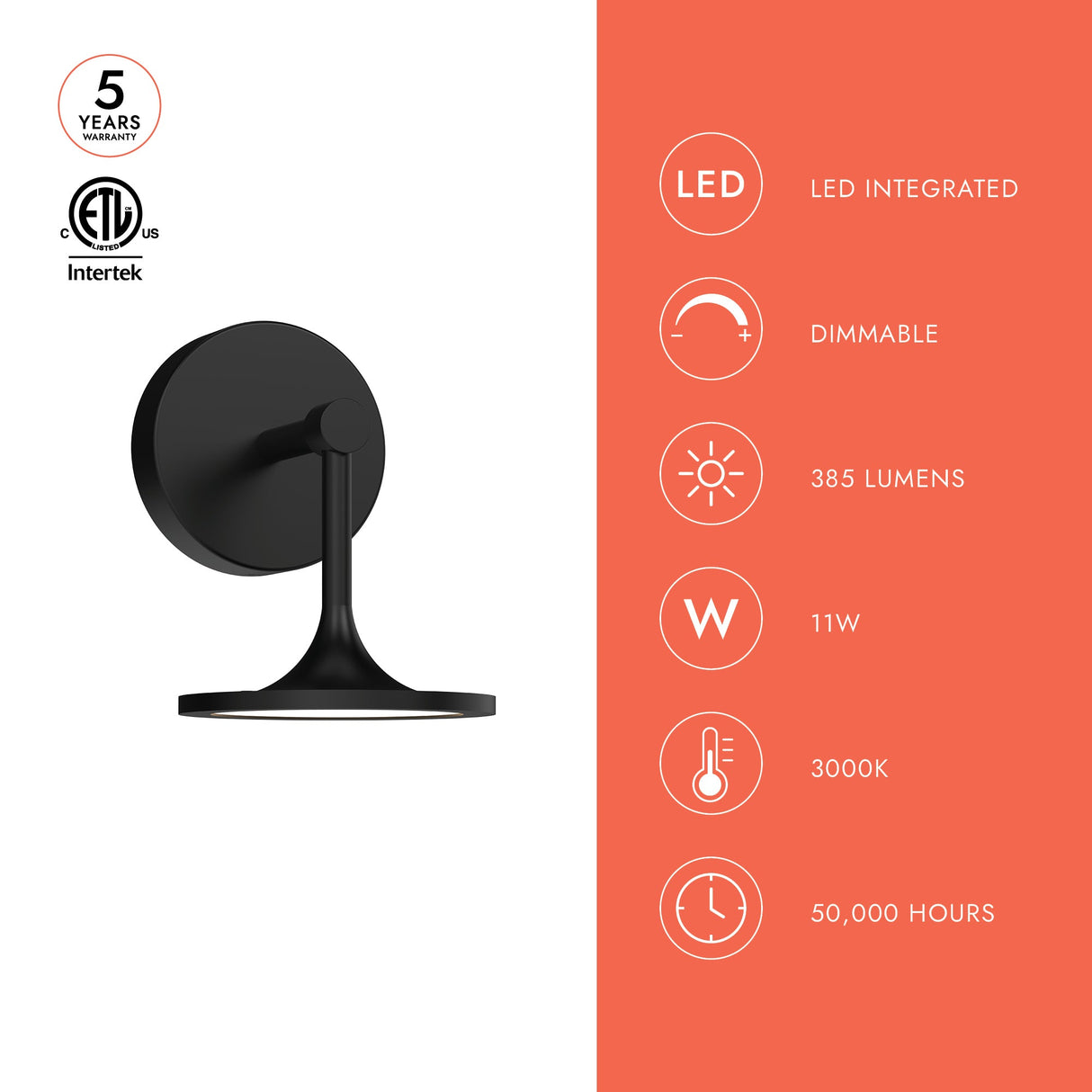 Alora Mood Issa 6-in Wall/Vanity Light