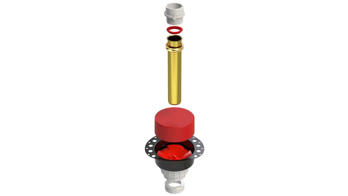 PVC Island Tub Drain® Testable Rough-in for Freestanding Tubs (ITD5135)