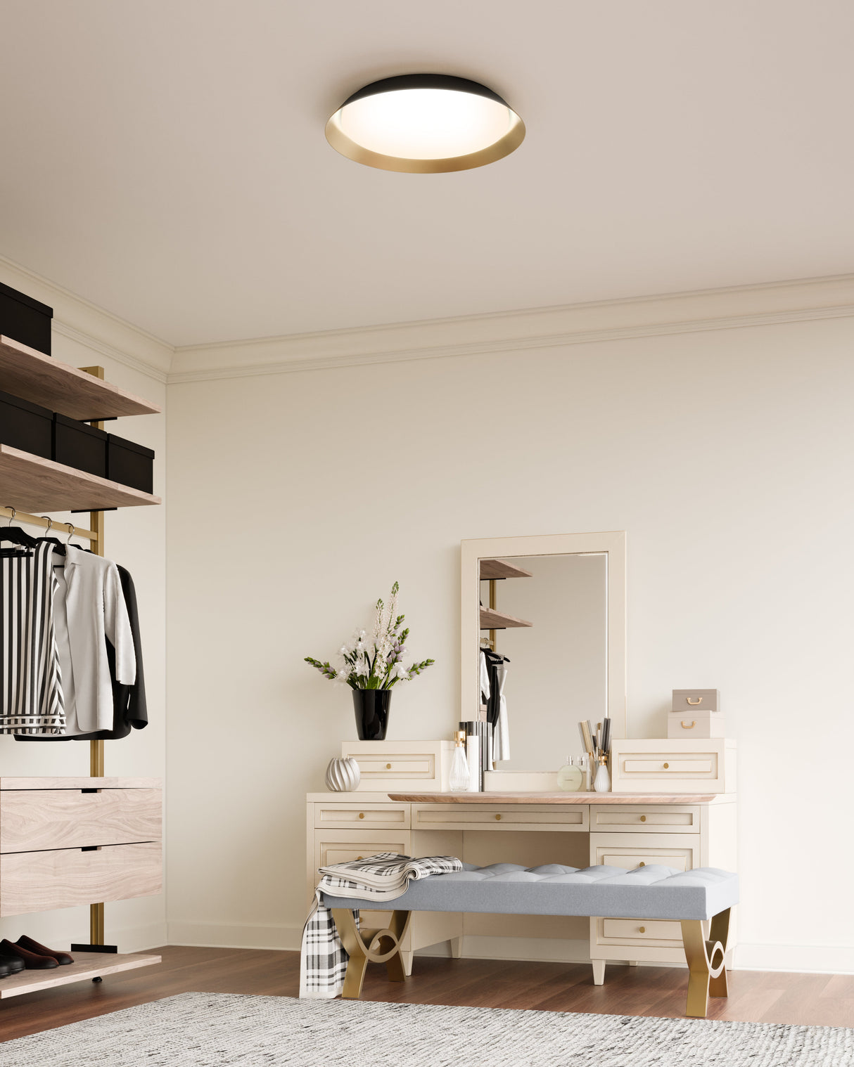 Kuzco Jasper 19-in Flush Mount