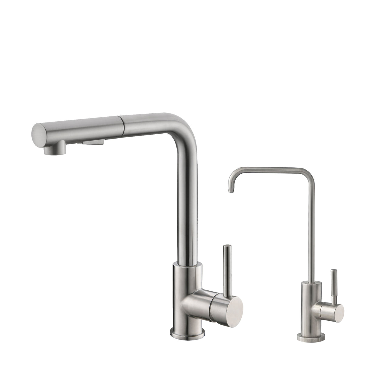 Venezia Single Handle Pull Down Kitchen Faucet with Water Tap