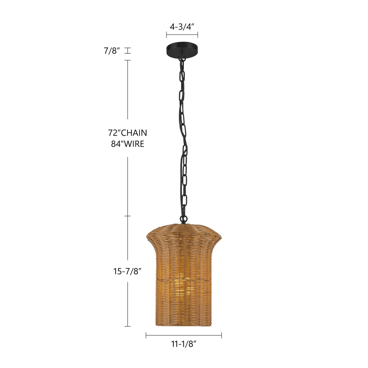 Alora Mood Kai 11-in Pendant