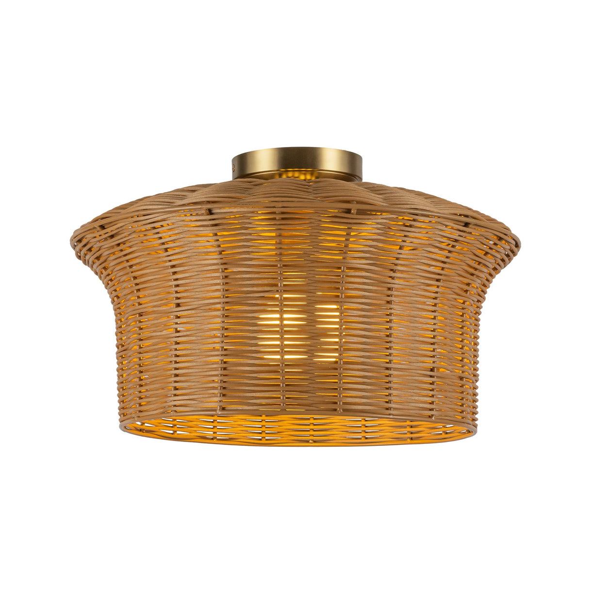 Alora Mood Kai 16-in Semi-Flush Mount