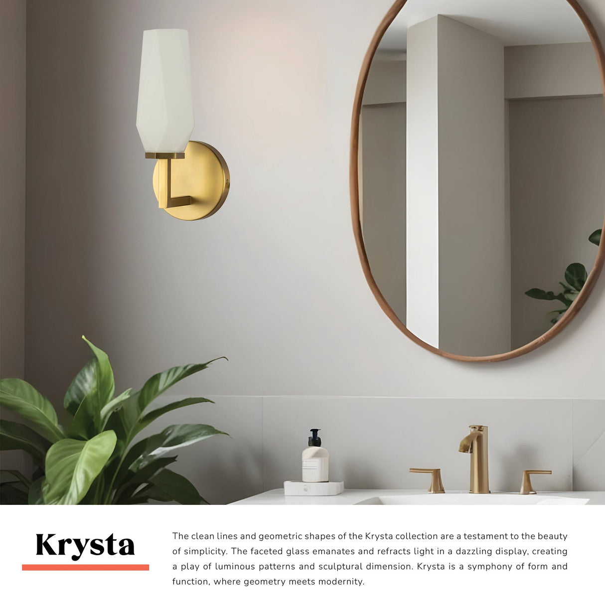 Alora Mood Krysta 10-in Wall/Vanity Light