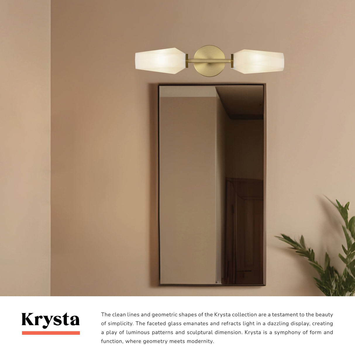 Alora Mood Krysta 20-in Wall/Vanity Light
