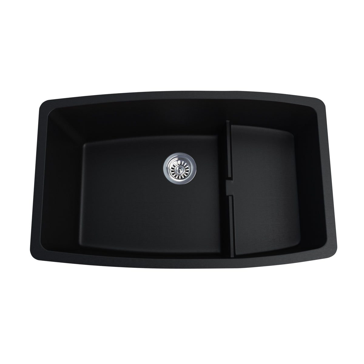 Clyde Granite Sink with Colander Black