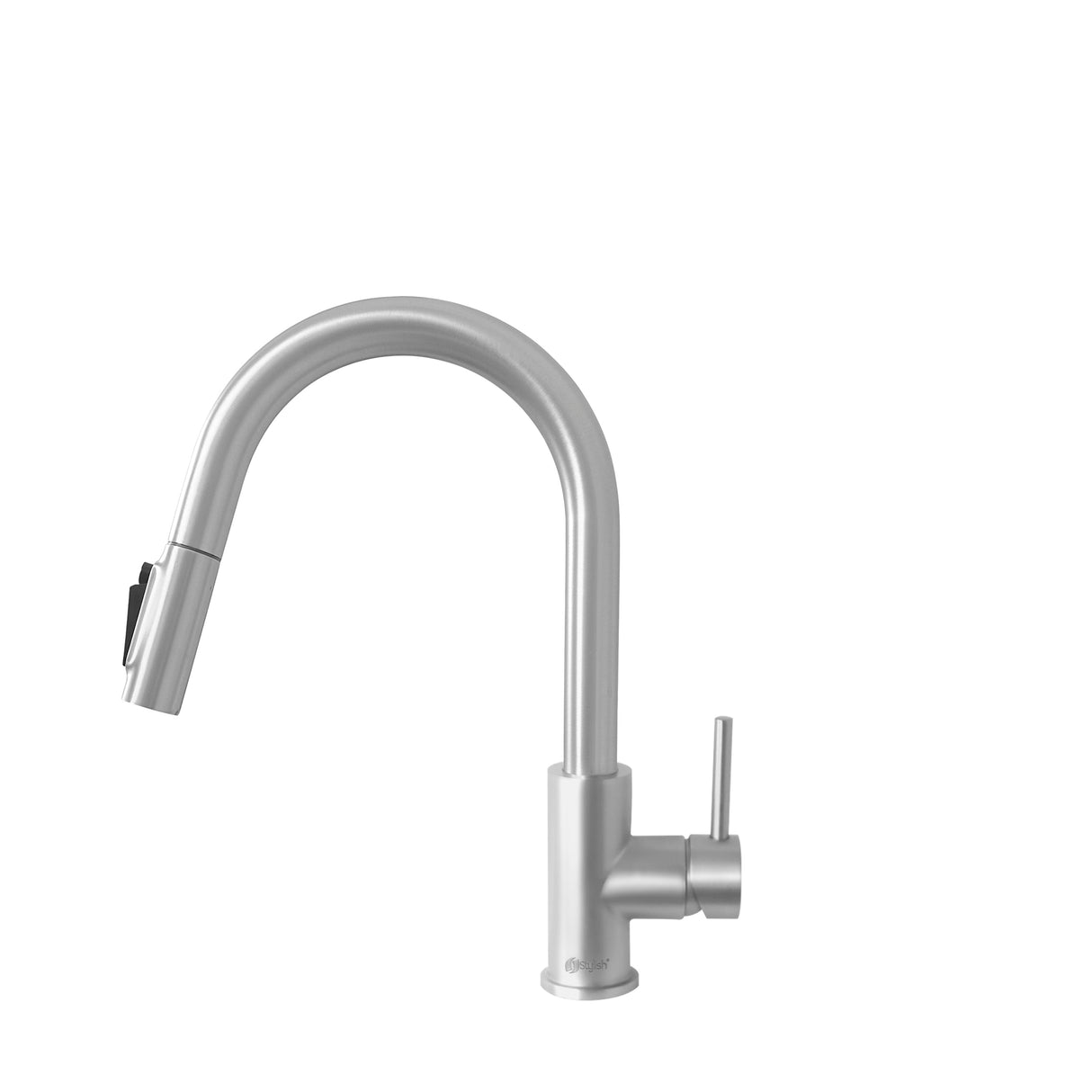 Modena Single Handle Brushed Gold Pull Down Kitchen Faucet with Reversible Osmosis