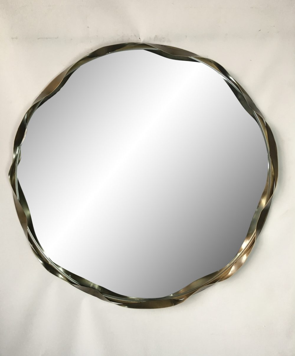 Lake Gold Mirror 35"x 35"