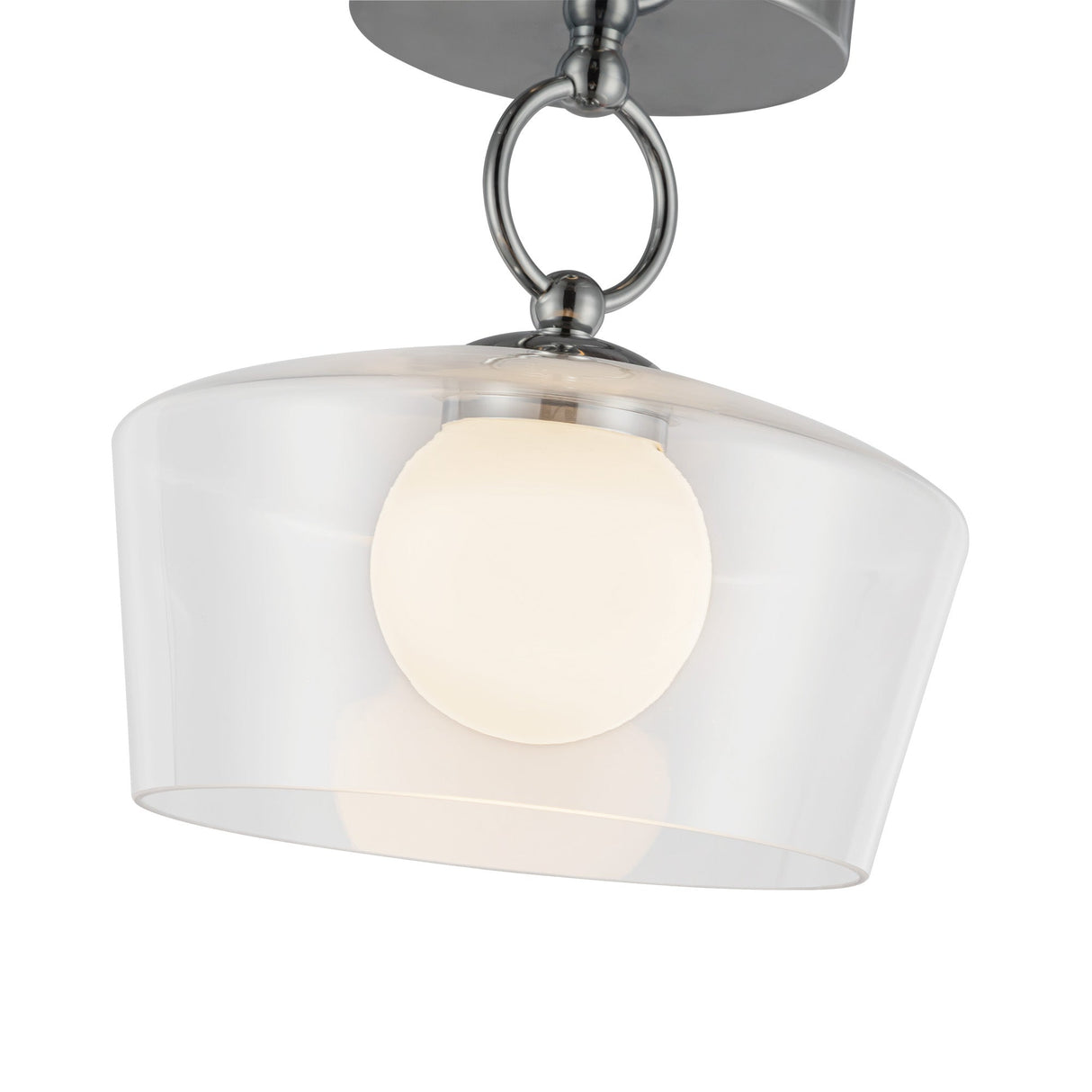 Alora Mood Leota 8-in Semi-Flush Mount