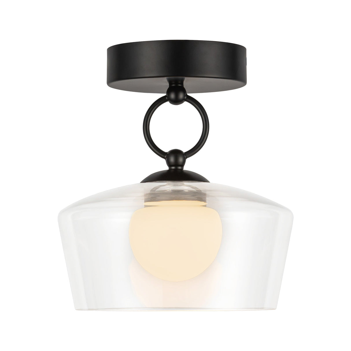 Alora Mood Leota 8-in Semi-Flush Mount
